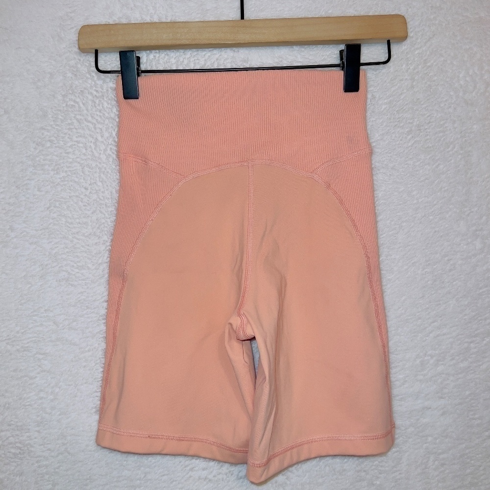 Offline by Aerie Pink Tie Dye High Rise 7'' Inseam Goals Bike Shorts size small